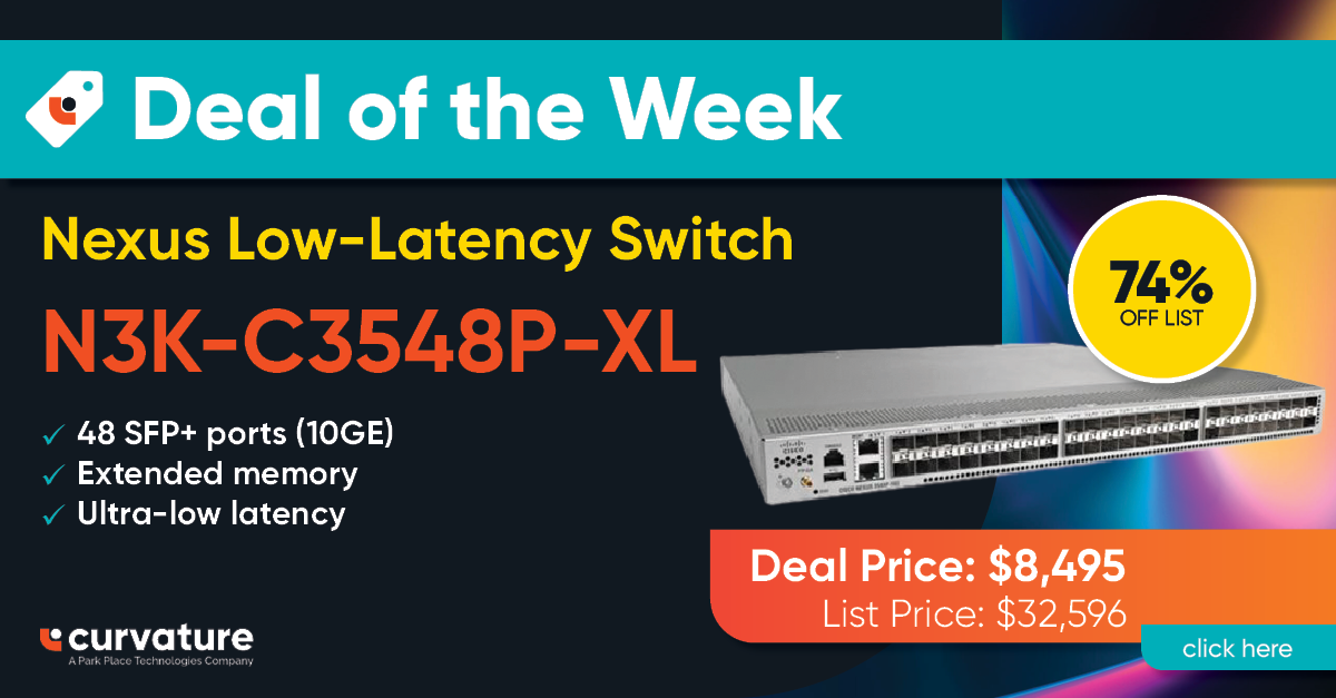Deal of the Week: Nexus Low-Latency Switch